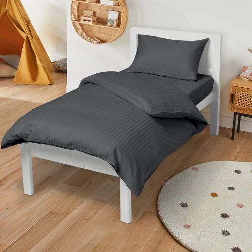 Підліткова постільна білизна сатин LAVA Cosas Графіт 160х220 см (1062885)