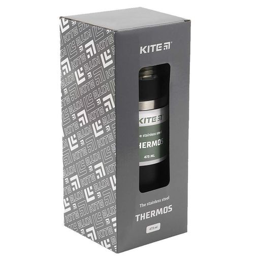 Термос Kite 473 мл чорний K21 - 320-03 (1064366)