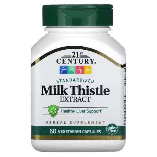 Розторопша 21st Century Standardized Milk Thistle Extract 60 Veg Caps (1066641)