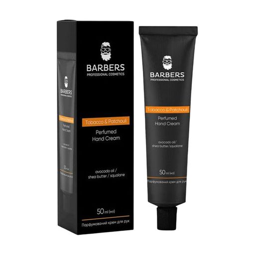 Парфюмированный крем для рук Barbers Tobacco & Patchouli Perfumed Hand Cream, 50 мл