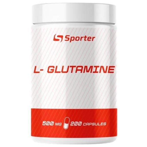 Глютамин для спорта Sporter L-Glutamine 500 mg 200 Caps (1069473)