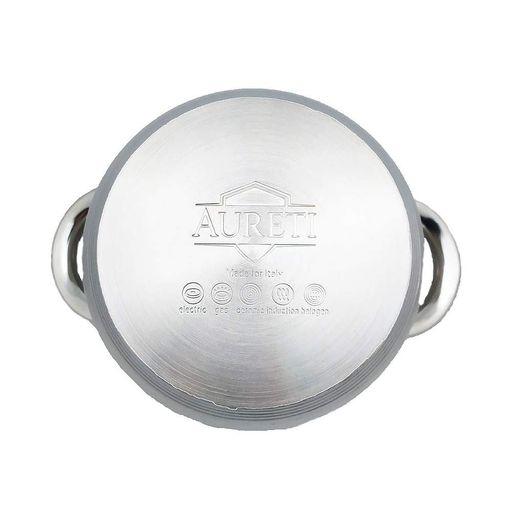 Каструля 4 л Aureti Per Tutti 20 см нержавіюча сталь (78452) (1069560)