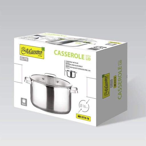 Каструля з кришкою Maestro 1,5 л 3514-16-MR (1070537)