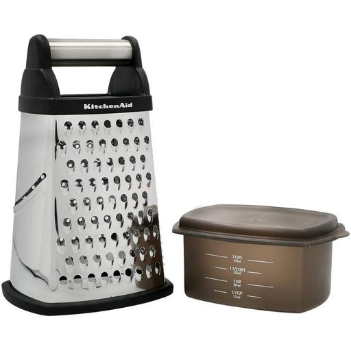Терка чотирьохстороння з контейнером KitchenAid Universal чорний KQG300OSOBE (1075790)