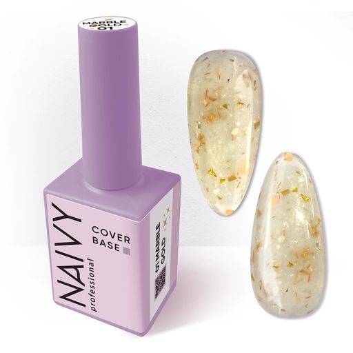 Цветная база для гель-лака Naivy Professional Cover Base, 15 мл