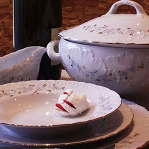 Столовий сервіз Cmielow Rococo на 12 персон (44 одиниць) 12/44 Rococo 9706 (1078261)