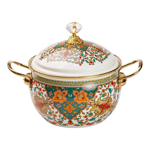 Кастрюля эмалированная 3 л в восточном стиле Yiwu HP-2-114 (1078853)