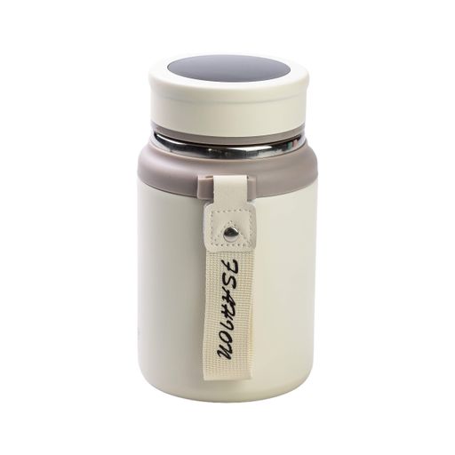 Термос Fashion 700 мл с датчиком температуры и ситечком, белый Yiwu HP-14-20W (1079094)