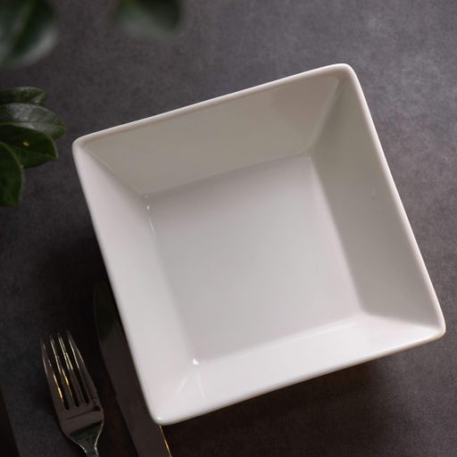 Тарілка порцелянова глибока квадратна 13,5 см TS Kitchen HP604 (1079182)