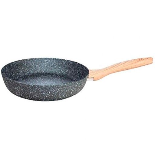 Комплект Сковорода Fissman Grandee Stone 24 см 4417 + Кришка з металевим ободом 24 см ig-2403 (1084253)