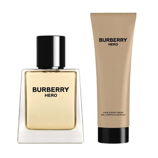 Парфюмированный набор Burberry Hero Giftset мужской (туалетная вода, 50 мл + гель для душа, 75 мл)