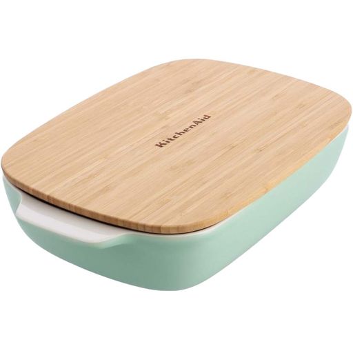 Форма для випічки KitchenAid Stoneware з кришкою фісташкова 3,8 л CC007426-001 (1086346)