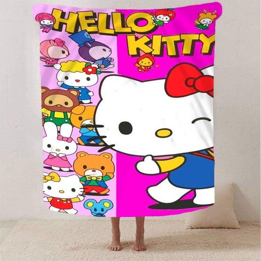 Плед 3D плюшевый подарочный Hello Kitty 160х200 см (1086405)