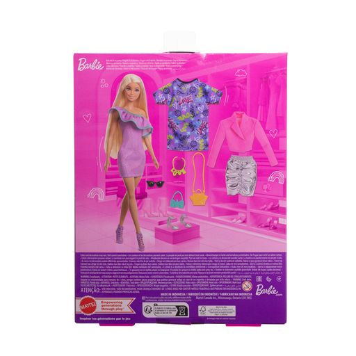 Лялька Barbie Стильні наряди, з аксесуарами, 29 см, від 3 років (HYT61)