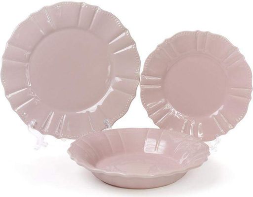 Набір 6 десертних тарілок Leeds Ceramics SUN, кам'яна кераміка BonaDi Ø20х2 см CL0016809 (1093637)