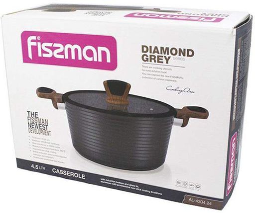 Каструля Diamond Grey Fissman Ø 28хØ 21х13,5 см CL0015982 (1093653)