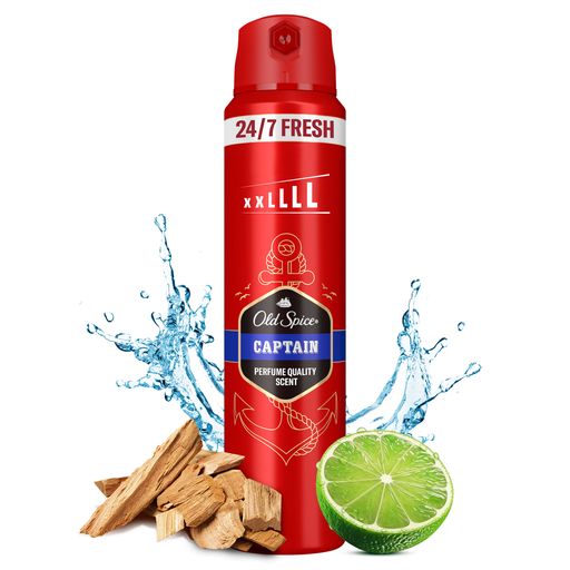 Аерозольний дезодорант Old Spice Captain, 250 мл