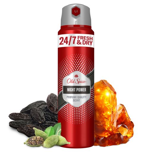 Аерозольний антиперспірант Old Spice Night Power чоловічий, 150 мл