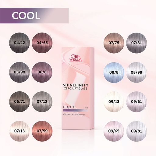 Полуперманентная краска для волос Wella Professionals Shinefinity Zero Lift Glaze 04/12 Cool Chia, 60 мл