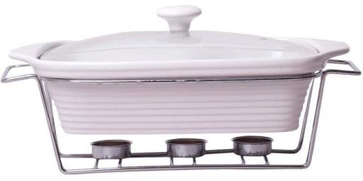 Мармит Food Warmer керамическая форма с подогревом 38 см Kamille  (2000002652571) (1099902)