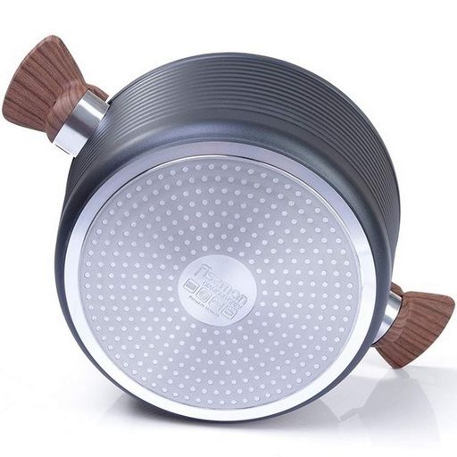Каструля з кришкою Fissman Diamond Grey 2,6 л 14304 (1102238)