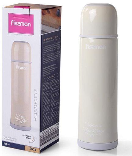 Термос Ayge Milk 480мл із нержавіючої сталі Fissman Capacities (1107232)