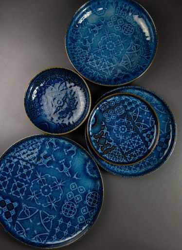 Салатник Mesa Cobalto RT Portuguese Tile Reactive 22 см 1200 мл (FF0281331374) (1107588)
