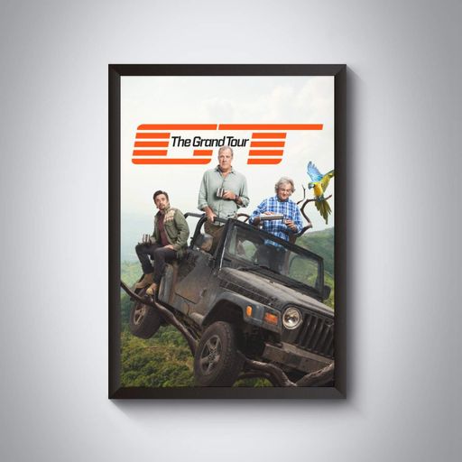 Набір постерів Гранд Тур / The Grand Tour / Top Gear / Плакат Топ Гір / Кларксон, Хаммонд, Мей (1111576)