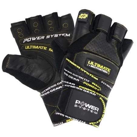 Рукавички для фітнесу Power System PS-2810, Black/Yellow - M (1120693)