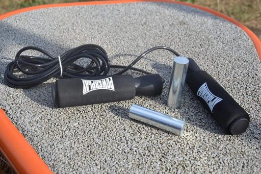 Скакалка скоростная Power Play 4211 3 м, Black с утяжелителями (1121043)