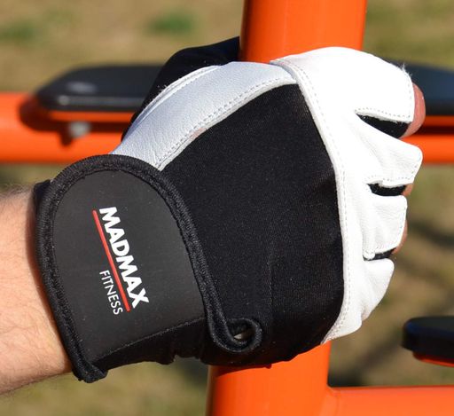 Рукавички для фітнесу MadMax MFG-444 Fitness White XXL (1127053)