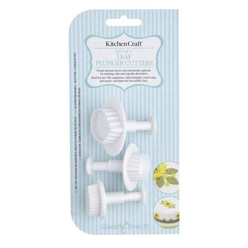 Прес для декору з цукрової глазурі Kitchen Craft Лист 3 пр 103406 (1127760)