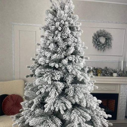Новорічна штучна сосна лита Смерека пласт Canadian 230 см Зелена Pine Canadian (+snow) - 230 (1128331)