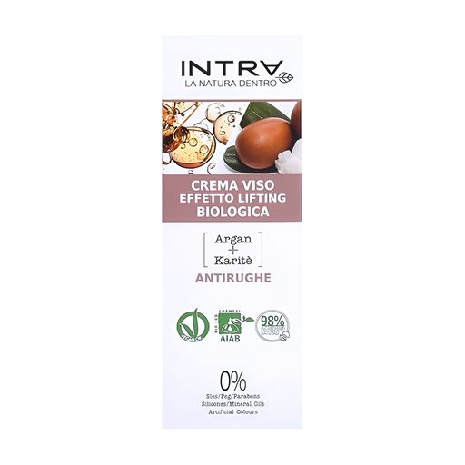 Крем-лифтинг Intra Argan Oil & Shea Butter для зрелой кожи лица, против морщин, 50 мл
