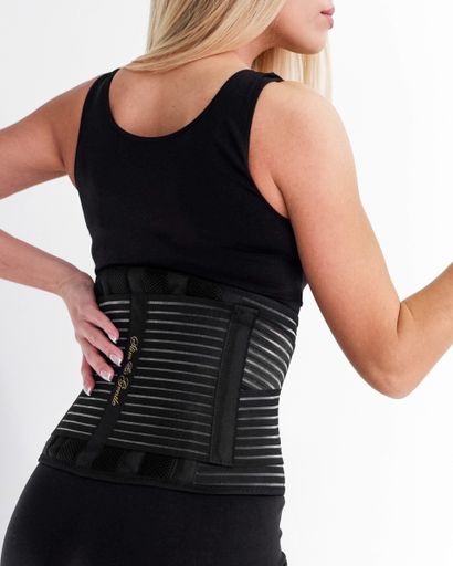 Пояс корсетний для спорту Slim&Gentle 007 REVOLUTION для талії 50-60 см 22 чорний (1130833)