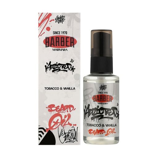 Масло для бороды Marmara Barber Tobacco & Vanilla Beard Oil, 50 мл