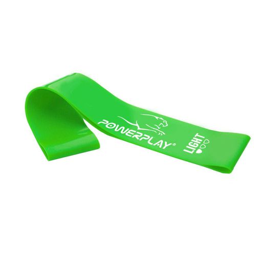 Резинка для фітнесу PowerPlay 4114 Mini Power Band 0.8мм. Light Зелена (5.5 кг) (1132324)