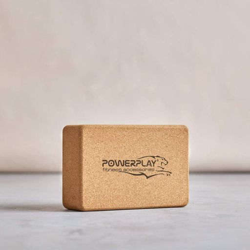 Блок для йоги PowerPlay PP_4006 з пробкового дерева Cork Yoga Block (1шт.) (1132743)