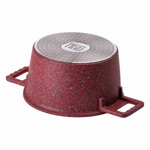 Кастрюля алюминиевая MGC HP-4-445R с антипригарным покрытием 3л красный (1151253)