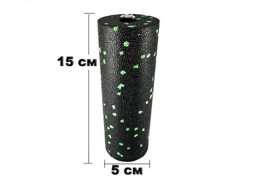 Массажный ролик EasyFit EPP 15х5 см салатовый (1152575)
