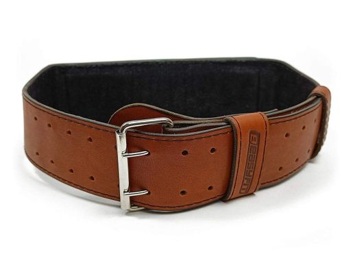Пояс атлетичний EasyFit DeciBelt (шкіра) коричневий 3XL (1152801)