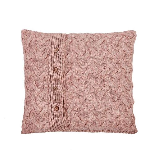 Наволочка SoundSleep Varanasi вязаная 45х45 см кофе с молоком (2251970361013) (1154953)
