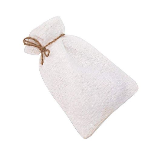 Декоративные мешочки из белого льна Lintex 10х15 см (1156002)