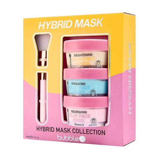 Набор масок для лица Bubble T Clay Masking Set, 3*60 г