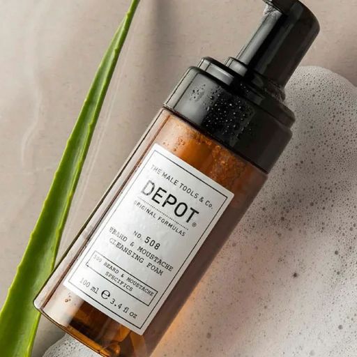 Мужская пенка для очищения бороды и усов Depot 508 Beard & Moustache Cleansing Foam, 100 мл