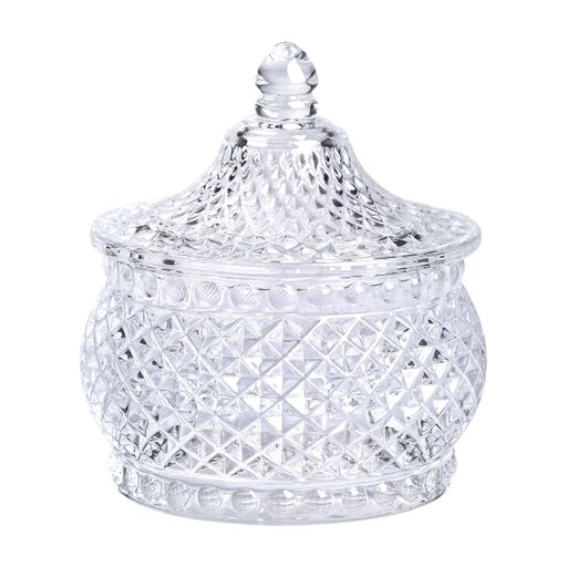Сахарница стеклянная Yiwu Glass Jay с крышкой в восточном стиле HP-YH-4 (1164652)