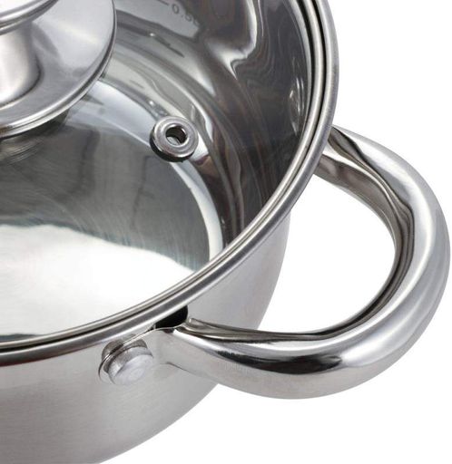 Каструля Casserole з нержавіючої сталі 1100мл зі скляною кришкою Ofenbach (1166461)