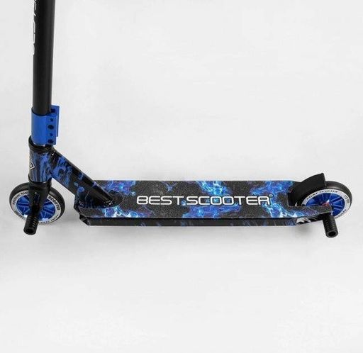 Самокат трюковой Best Scooter HIC система пеги  синий (74609) (1172811)