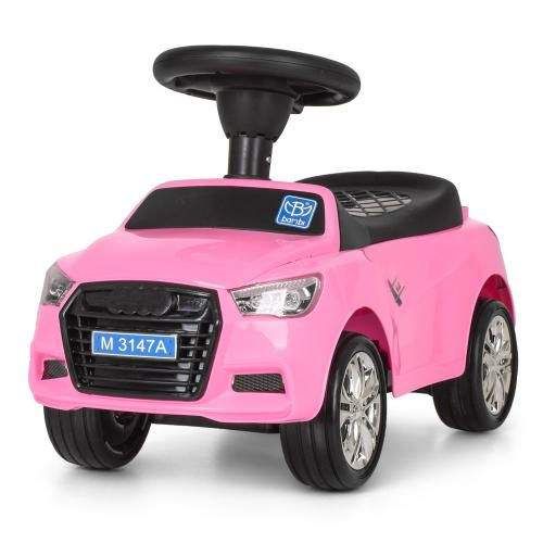Каталка-толокар Bambi Audi музыка свет розовый (M 3147A-8) (1173063)