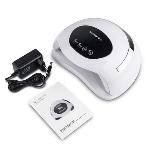 Лампа для маникюра SUN BQ-L4 180W WHITE с ручкой (1173485)